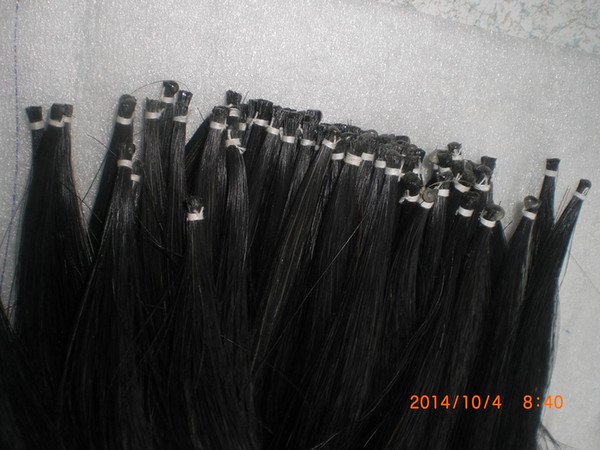 Violin bow hair natural black