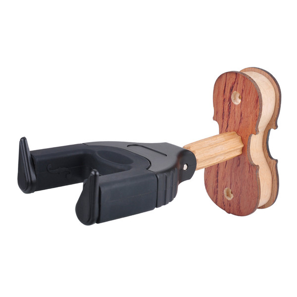 New Creative Wood Violin/Viola Hanger With Auto Lock For Home/Studio Wall Mount Hanger