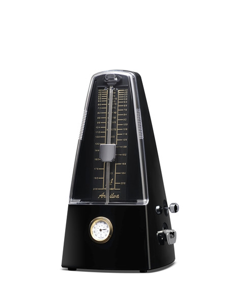 Wholesale Plastic Pyramid traditional Music Mechanical Metronome with thermometer Music Metronomes Piano Violin Guitar Music Instrument