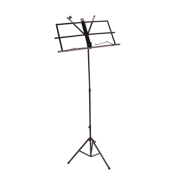 1Pcs New Handy Portable Adjustable Folding Music Stand with Bag Black for musicians of all types