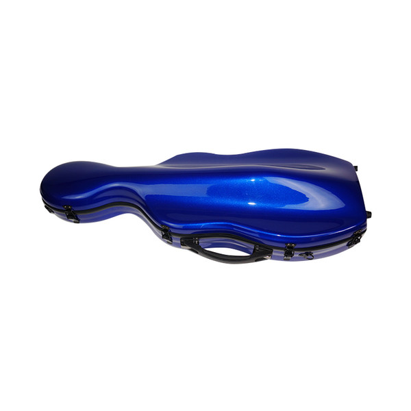 Violin case of blue glass steel box for 15-17 inch Viola