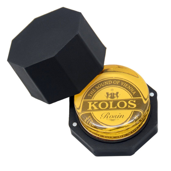 High Quality Natural Round Rosin Low Dust Rosin For Violin Cello Viola Bows - Yellow