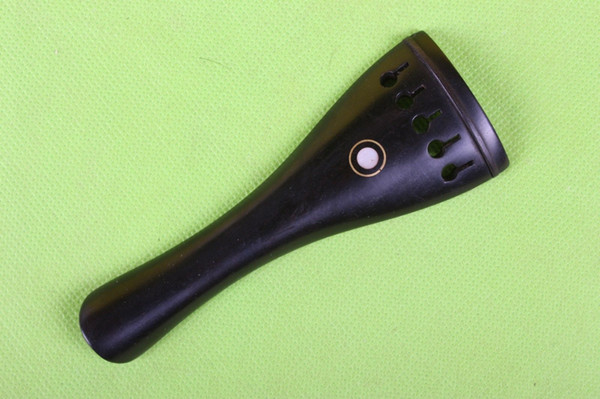 New 4/4 Violin Tailpiece 5 String Violin Circle Shell Inlay Natural Ebony Violin parts