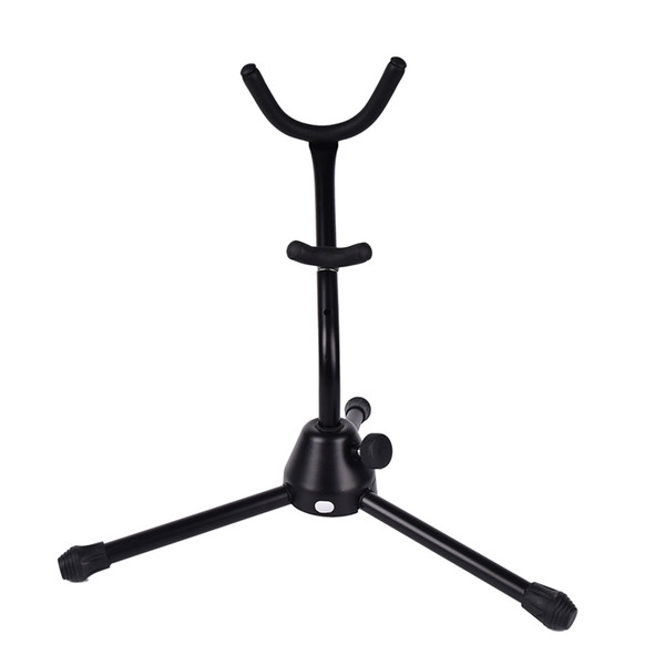 Black Tubular Folding Saxophone Stand Holder Alto Sax Rack Saxophone Parts & Accessories