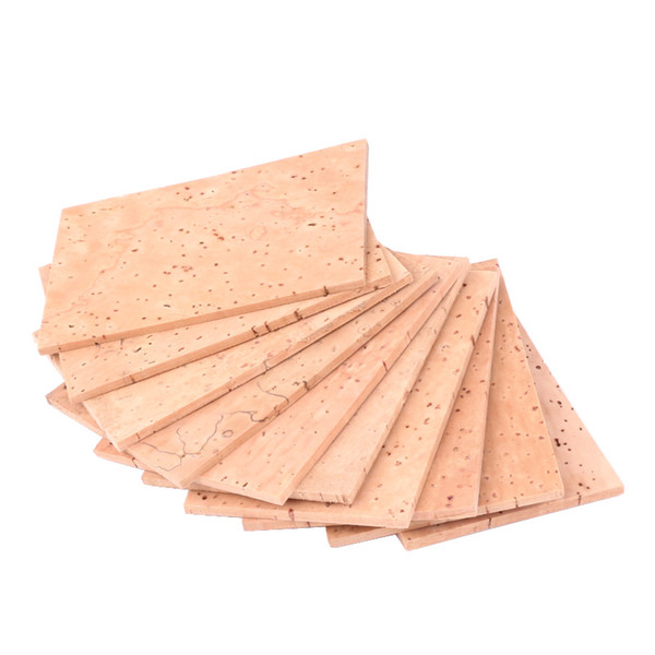 10PCS Professioanl Natural Sax Saxophone Neck Cork Sheet For Saxophone 2mm