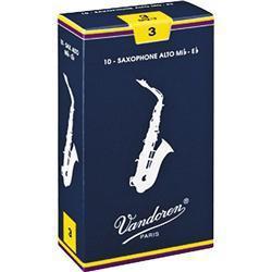 Vandoren Alto Saxophone Reeds Strength 3 Box of 10