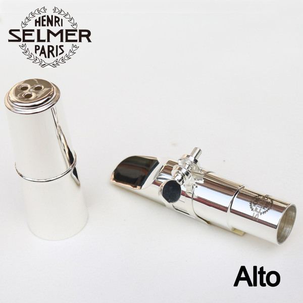 New Professional Silver Selmer Alto Metal Mouthpiece Eb Saxophone Mouthpiece Sax Size 5 6 7 8 9