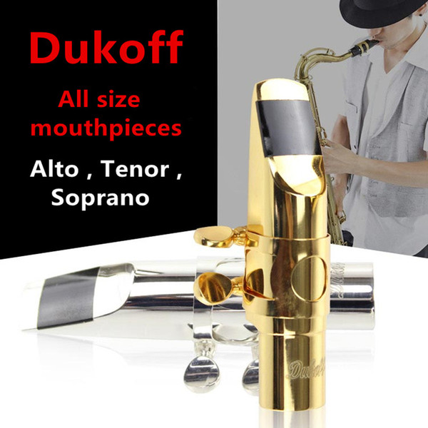 Dukoff Professional Metal Mouthpiece Size 5~9 Alto Saxophone Mouthpiece Nozzle Sax Musical Instruments Bb Tone Tenor Mouthpiece