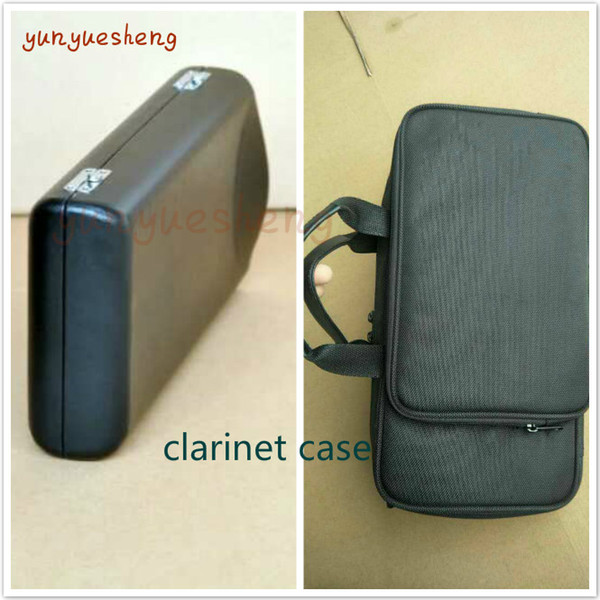 New clarinet case, real wood material leather box and clarinet portable package