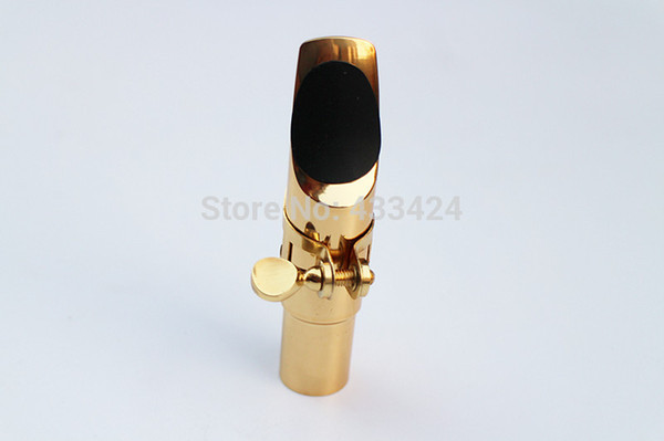 SELMER ALTO E flat Eb SAX Metal Mouthpiece # 6 for Saxophone Beginner GOLD plated Saxe