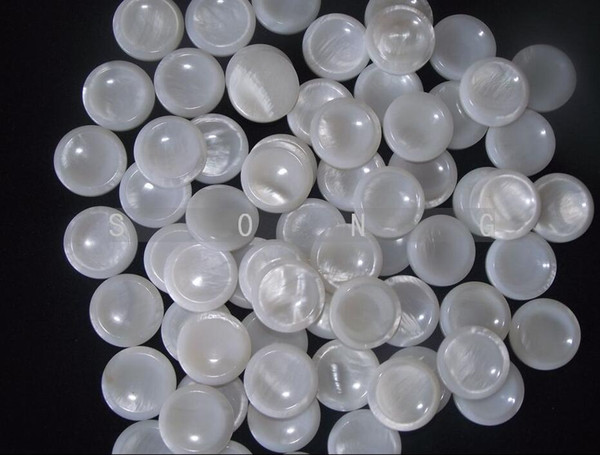 50 pcs saxophone finger button real pearl 14.7mm