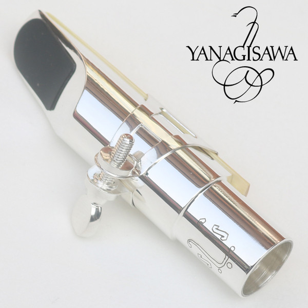 Professional Yanagisawa Tenor Soprano Alto Saxophone Metal Mouthpiece Silver Plated Mouthpiece Sax Mouth Pieces Size 5 6 7 8 9