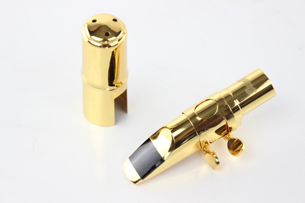 Dukoff Soprano Bb Metal Sax Mouthpiece Gold and Silver Size 5~9 Soprano Saxophone B Tone Mouthpiece Brass Instruments