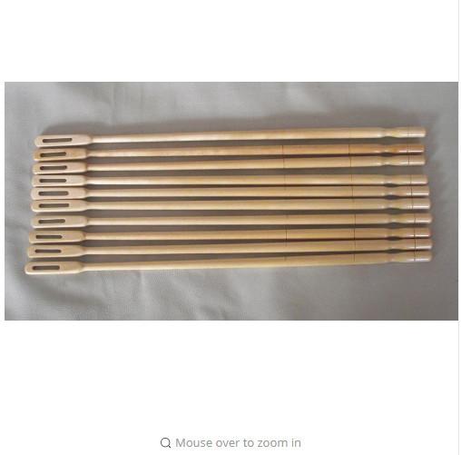 25 Pcs Maple wood Flute Cleaning Rod Flute Parts Flute use