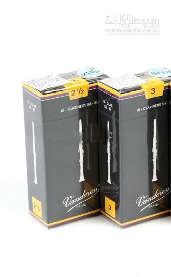 10 piece Vandoren Clarinet Reeds 2.5 and 3# Strength Free shipping