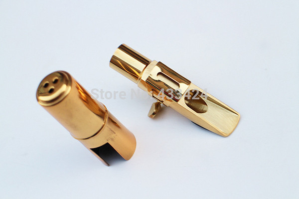 SELMER soprano B flat Bb SAX Metal Mouthpiece # 8 for Saxophone Professional person GOLD plated Saxe