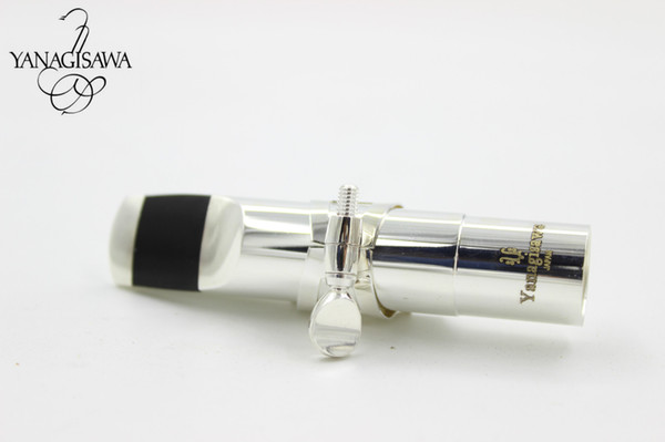 YANAGISAWA Metal Silver Plated Saxophone Musical Instrument Accessories Mouthpiece For Alto Tenor Soprano Saxophone No 5 6 7 8 9