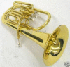 Brass Super BARITONE TUBA PISTON HORN W/case