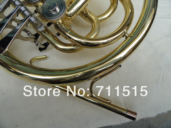 Free Shipping Professional French Horn JAZZOR Horn Single-Row Split Bb Flat Wind Instruments 3 Valves With Nylon Case