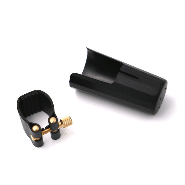 Professional Artificial Leather Sax Saxophone clarinet bakelite mouthpiece clamp\clip Clarinet musical instrument accessories