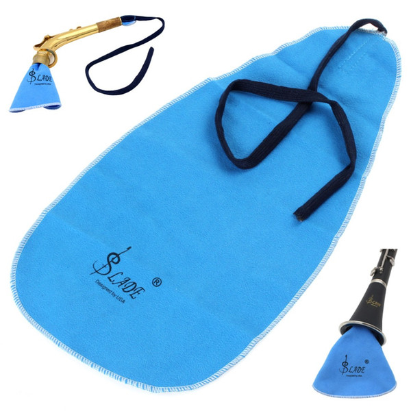 Artificial Faux Suede Durable Cleaning Cloth for Alto Tenor Flute Clarinet Soprano Saxophone Sax Parts & Accessories free shipping