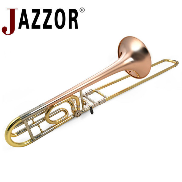 JAZZOR Phosphor Bach Type Tenor Trombone Bb F Tone Adjust Musical Music Instruments Profesional Professional Trombon Trompa