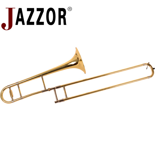 Professional Tenor trombone JYTB-E110 B Flat tenor horn with trombone mouthpiece and gloves Gold brass wind instruments