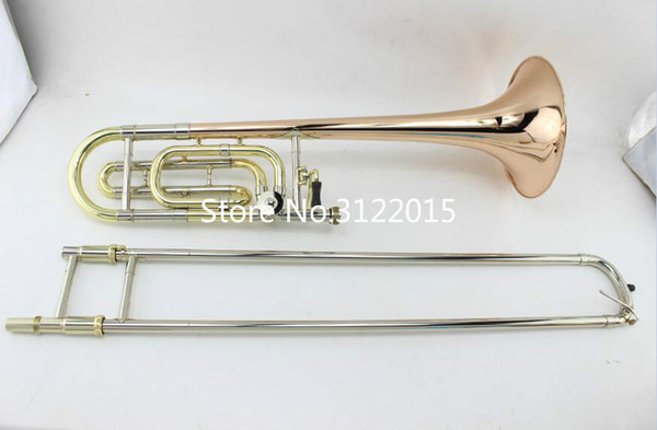 Professional Brass Instrument MARGEWATE Superior B Tone F# Tenor Trombone Horn Phosphorus & Copper Free Shipping With Case