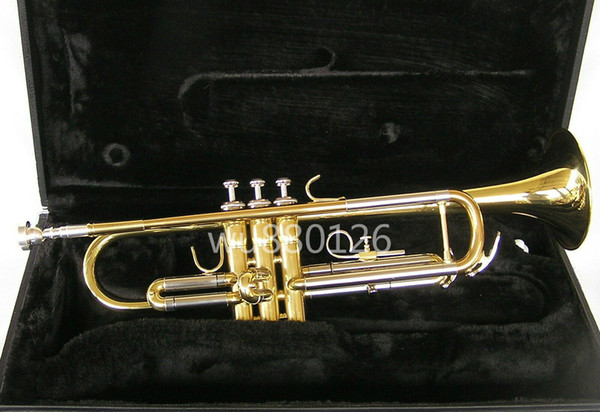 JUPITER JTR700 Brass Bb Tune New Arrival Trumpet Gold Lacquer High Quality Musical Instrument with Case Mouthpiece Free Shipping