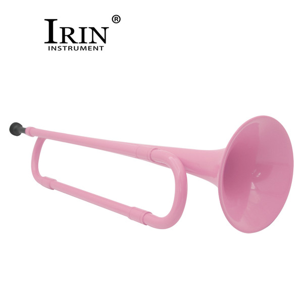 1Pcs IRIN Bb High-grade ABS Student Cavalry Trumpet Pink Color For Brass Musical Instruments Music Lovers