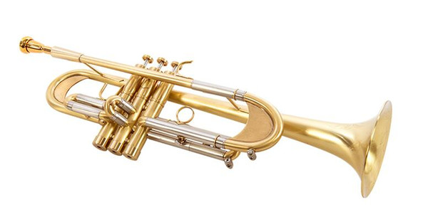 New Trumpet instrument drop B adjustable heavy silver/gold plated trumpet for beginner and professional