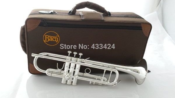 American Bach Original authentic Double silver-plated AB190S Bb Artisan Collection trumpet Top musical instruments Brass bugle