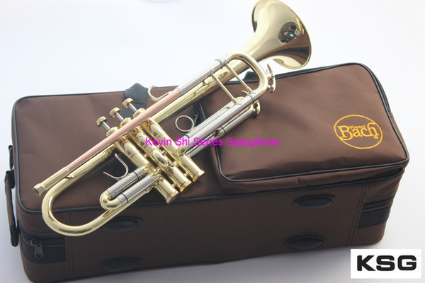 New American Bach Original TR-200 Bb Student Trumpet Bell Musical Instruments Brass Trompete Trumpeter Horn bach 3 colors bath Trumpet horn