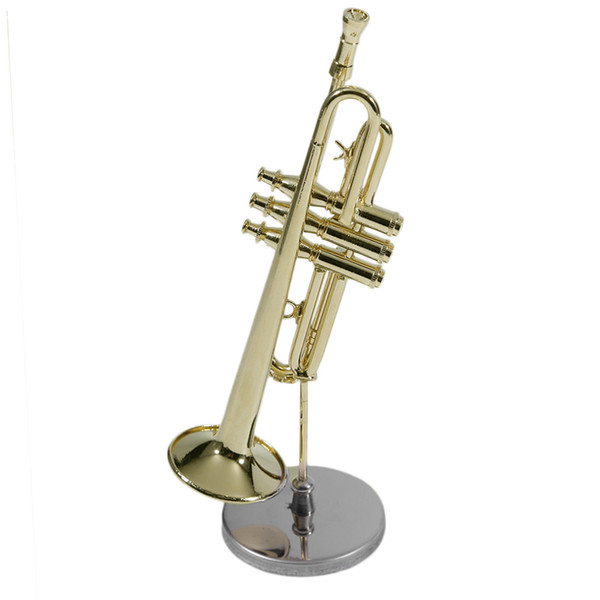 New Creative Mini Trumpet A Good Gift For Child Mini Trumpet Musical Instrument Model For Kid Mini Trumpet with Case New Arrival