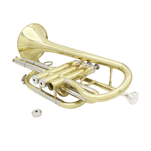 Professional short top brass tube short silver wind instrument professional short gold