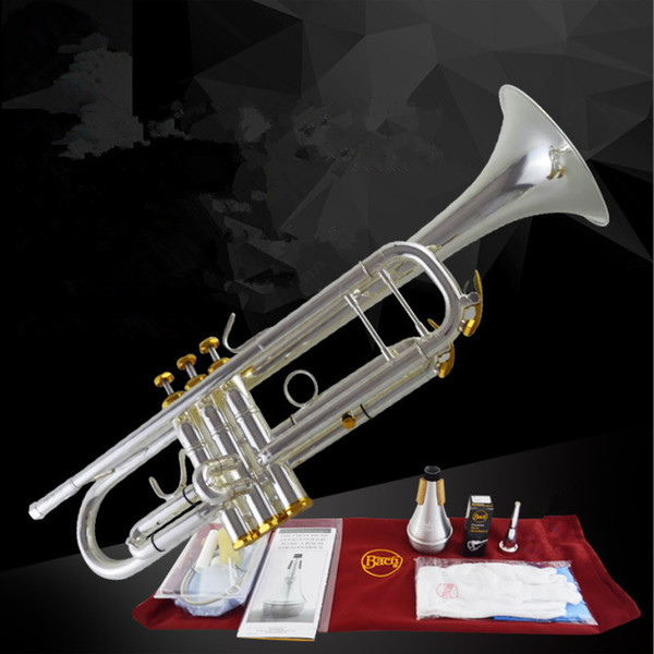 High-quality Baja trumpet instrument 197GS reduces the B gilt button to play the bell trumpet