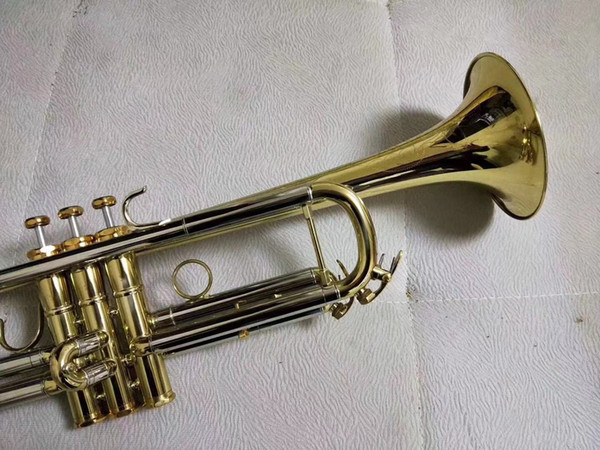 Professional Trumpet Bb B Flat High-quality Brass Gold-painted Trumpet Top musical instruments Brass