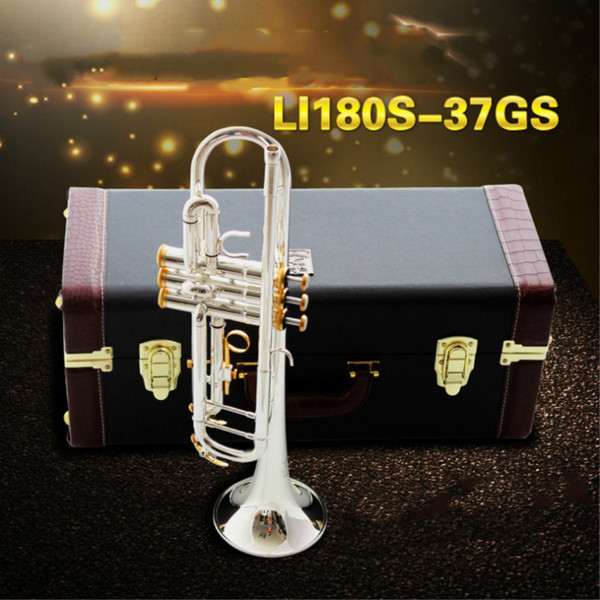 American Bach trumpet gold and silver plated silver LT180S-37GS silver plated Bach small Top Musical instruments