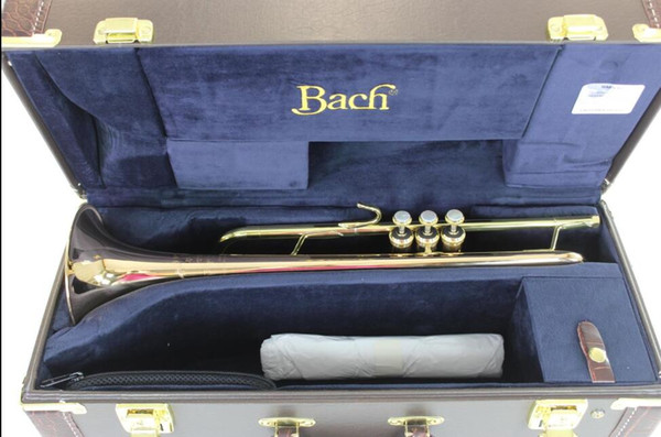 High Level Bach Stradivarius LT190L1B Silver Plated Trumpet Trumpete with Original Blue Case Free Shipping 5-8 days