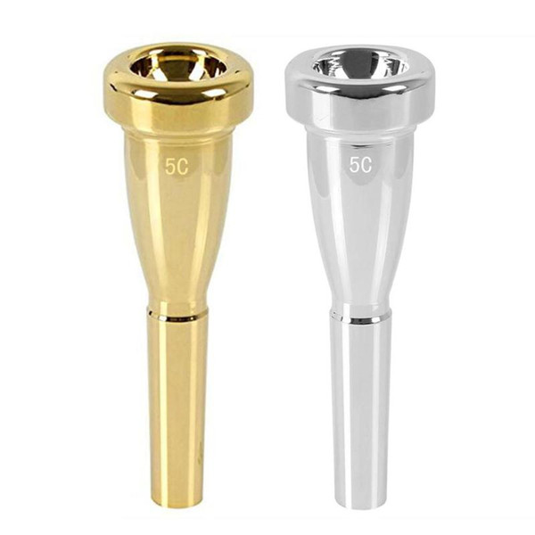 5C Trumpet Mouthpiece Silver Gold Meg 5C Size Metal Trumpet Mouthpiece for or bach conn and king C Z50