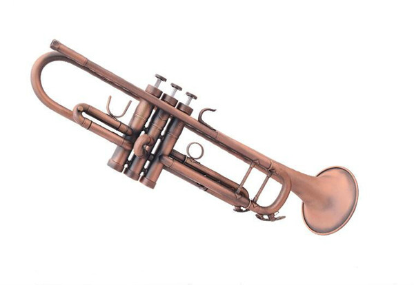 AIRINIS ANSTR -2016T B Flat Antique Red Copper Simulation Bb Trumpet Musical Instruments Brass Trumpet For Beginners And Children