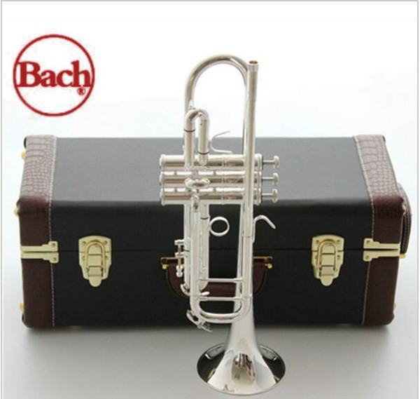 American original Bach trumpet gold and silver plated silver AB-190S silver plated Bach small Musical instruments professional