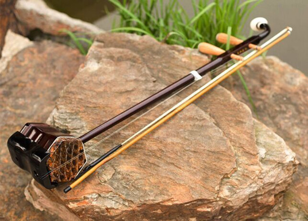 Wholesale cheap New Wonderful Wood Musical Instruments Turning Chinese .ErHu