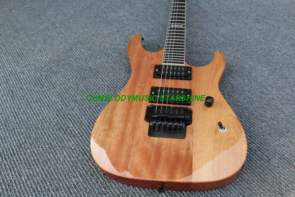 Chmelodymusic Lzeal starshine natural color tremolo bridge electric guitar guitrra customized production available SSS pickups guitar