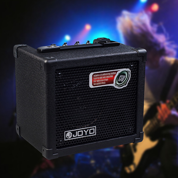 Original JOYO DC-15 Acoustic Electric Bass Guitar Amplifier Multi Effects Stereo Speaker Digital Volume Control Amp