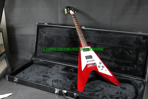 Chmelodymusic Lzeal starshine red mahogany body hh humbucker electric guitar guitrra customized production available SSS pickups guitar