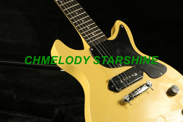 Chmelodymusic Lzeal starshine cream color cutaway custom shop electric guitar guitrra customized production available SSS pickups guitar