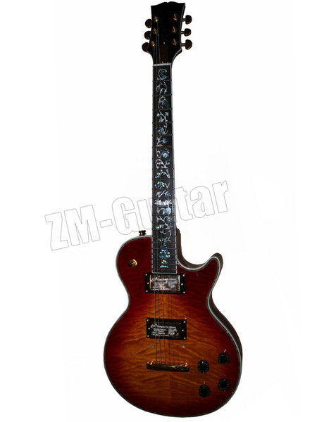 New Arrival Custom Shop Brown earth head Ebony Electric guitar in stock / with Gift