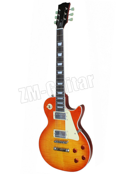 HOT Selling G-LP Standard Cherry Red 6 Strings natural Wood Electric Guitar Free Shipping Wholesale