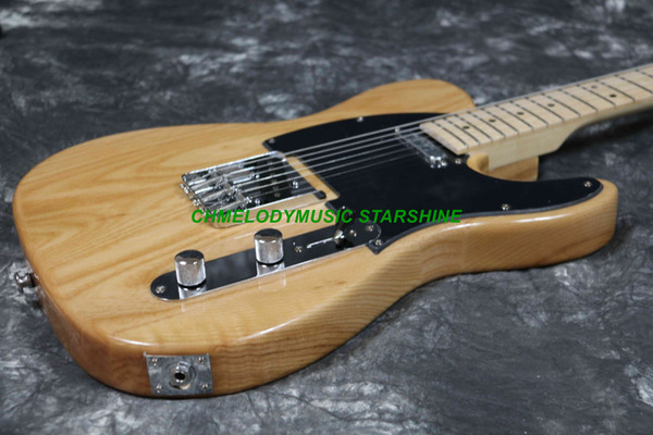 Chmelodymusic Lzeal starshine elm body naural sh pickups electric guitar guitrra customized production available SSS pickups guitar